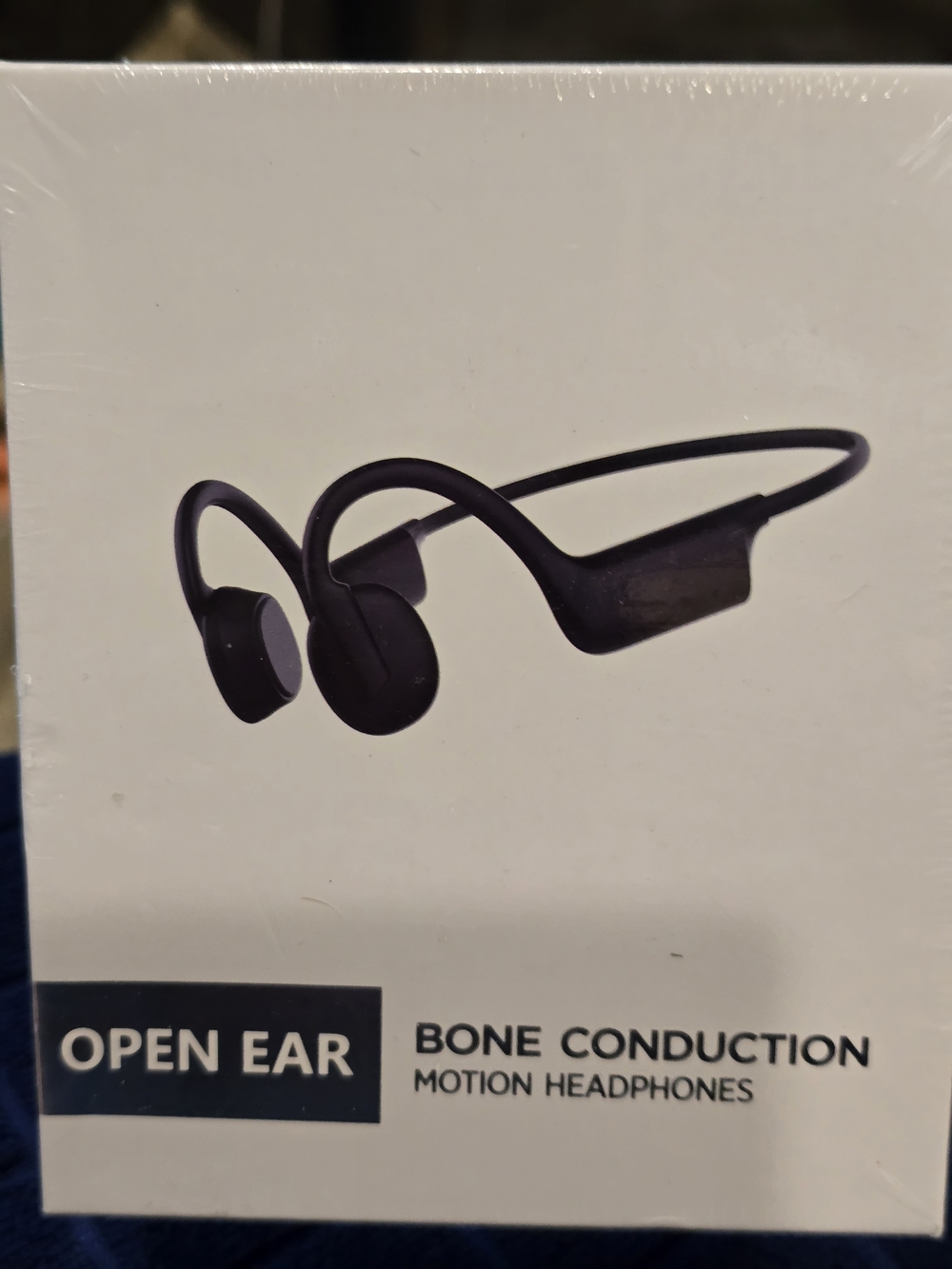 Open Ear Bone Conduction Motion Headphones - Black
